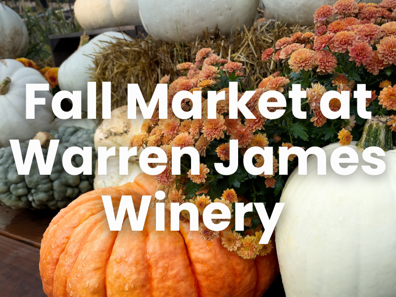 Fall Market at Warren James Winery 